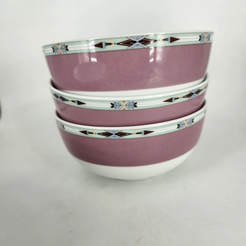 (4) Spode Formal Deco 6